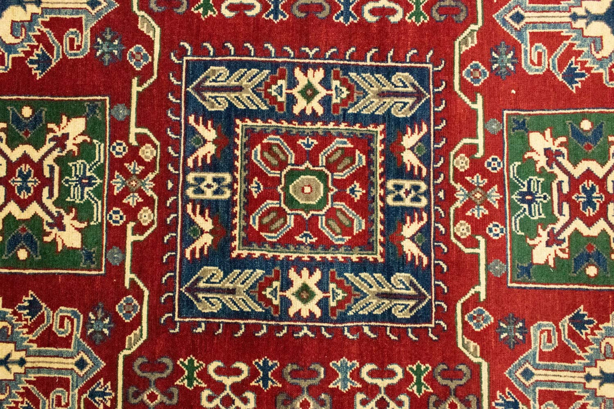Tappeto Ziegler - Kazak - 212 x 146 cm - rosso scuro