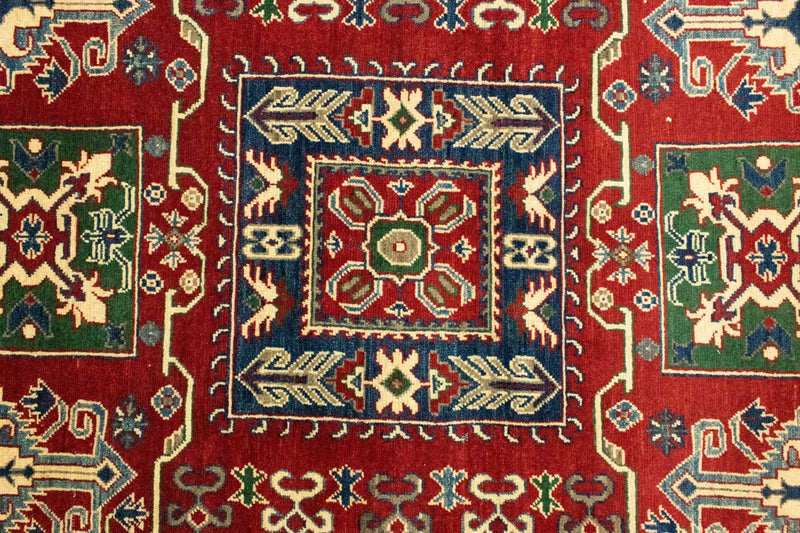Tappeto Ziegler - Kazak - 212 x 146 cm - rosso scuro