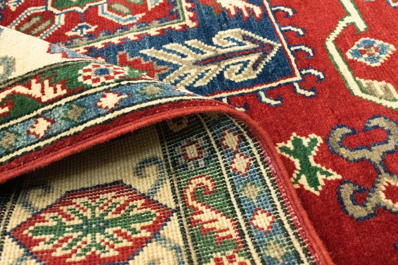 Tappeto Ziegler - Kazak - 212 x 146 cm - rosso scuro