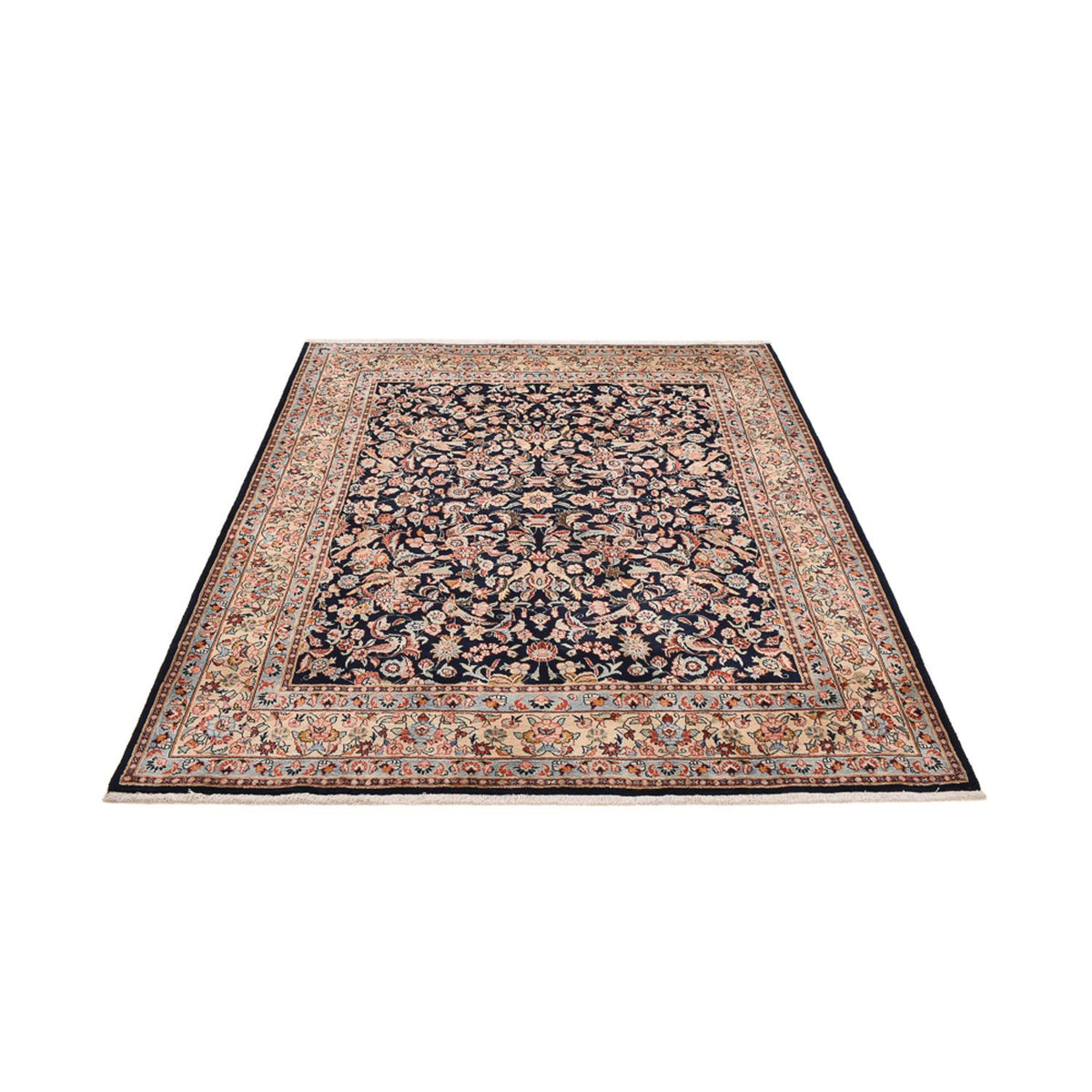Tappeto Persero - Keshan - 238 x 205 cm - blu scuro