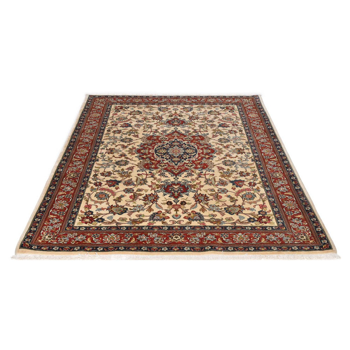 Tappeto Persero - Ghom - Reale - 202 x 131 cm - beige chiaro