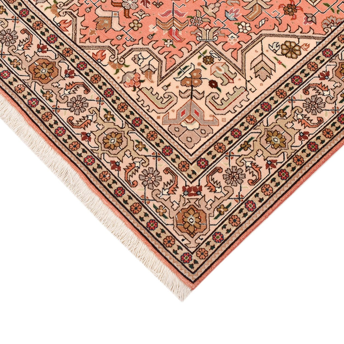 Tappeto Persero - Tabriz - Reale - 159 x 106 cm - rosso chiaro