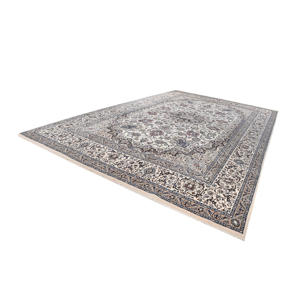 Tappeto Persero - Nain - Reale - 626 x 390 cm - grigio