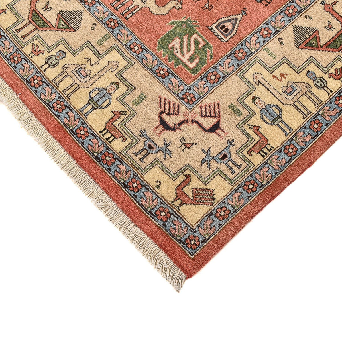 Tappeto Persero - Nomade quadrato  - 208 x 198 cm - verde