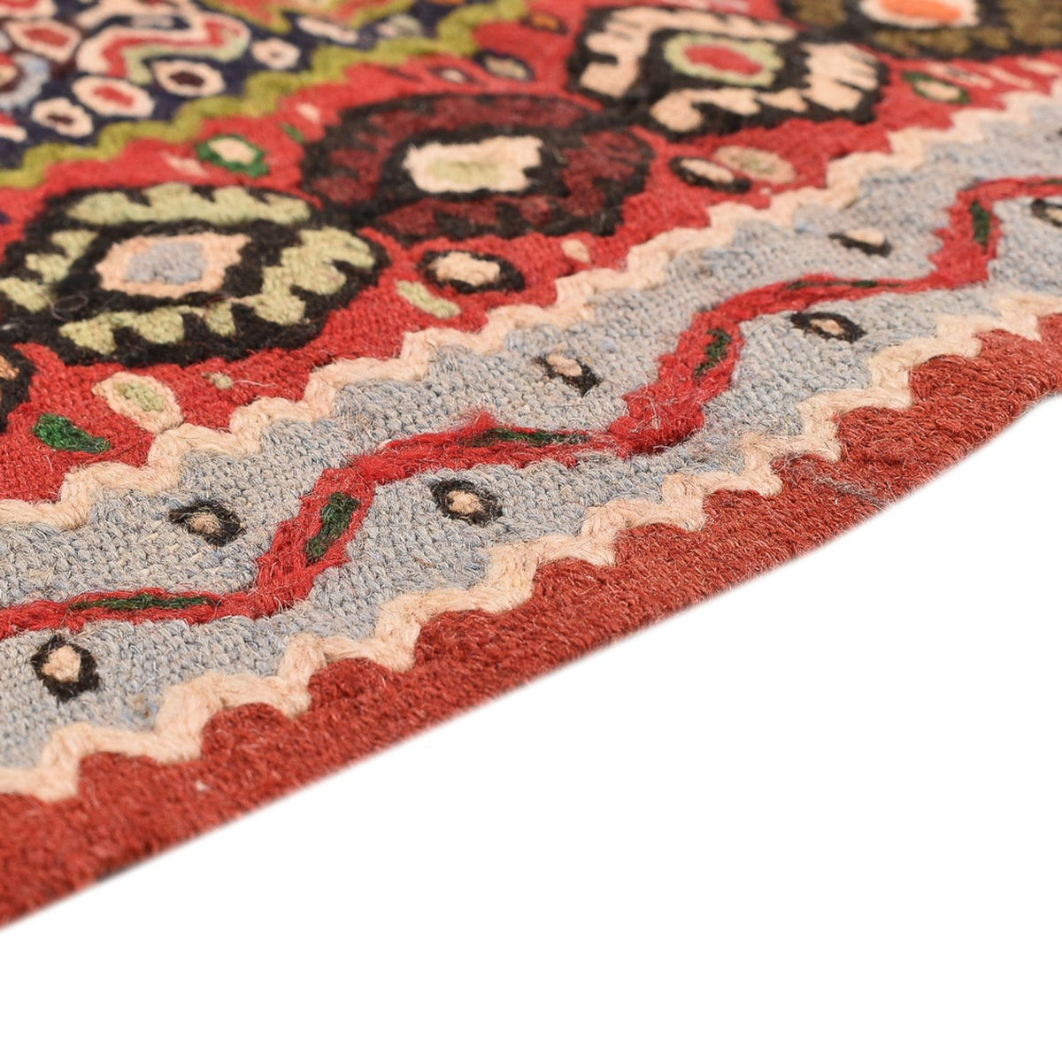 Tappeto Kelim - Orientale - 150 x 118 cm - terracotta