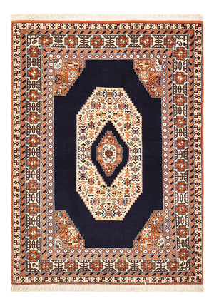 Tappeto Persero - Tabriz - Reale - 142 x 100 cm - blu scuro