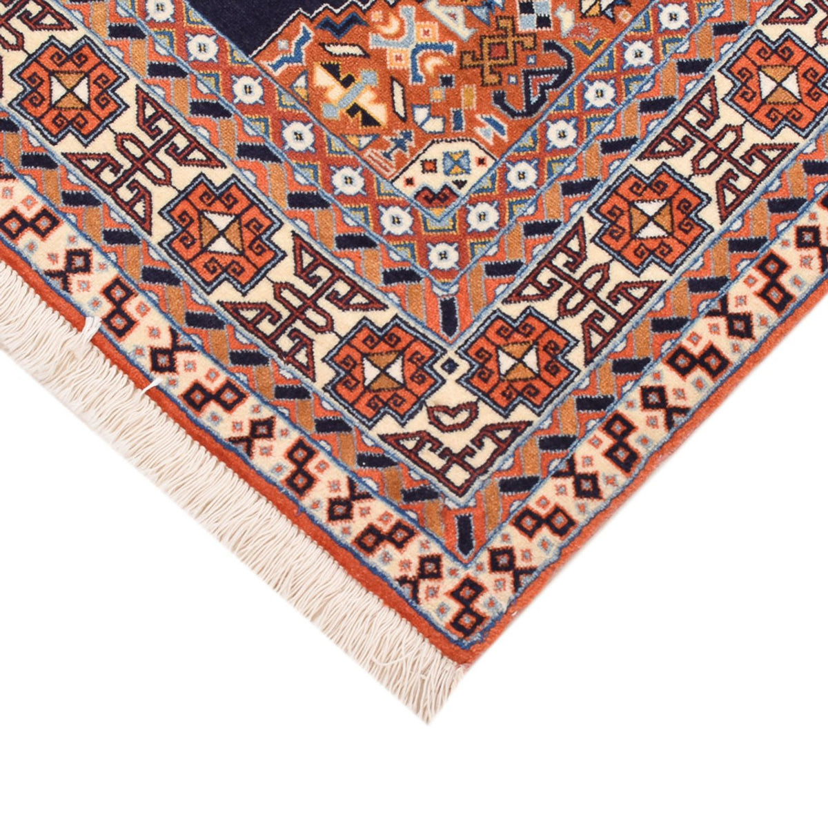 Tappeto Persero - Tabriz - Reale - 142 x 100 cm - blu scuro