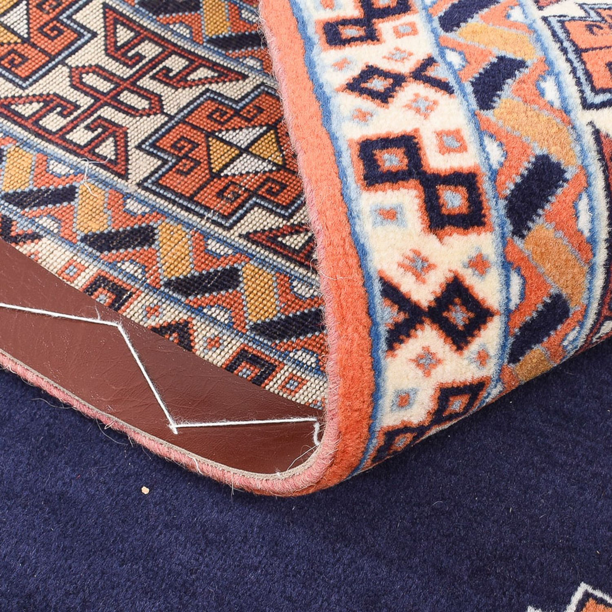 Tappeto Persero - Tabriz - Reale - 142 x 100 cm - blu scuro