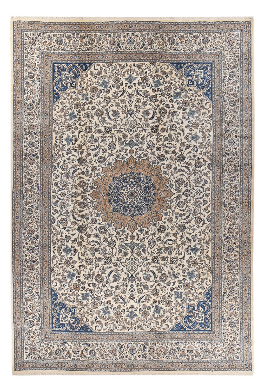 Tappeto Persero - Nain - Reale - 582 x 386 cm - grigio