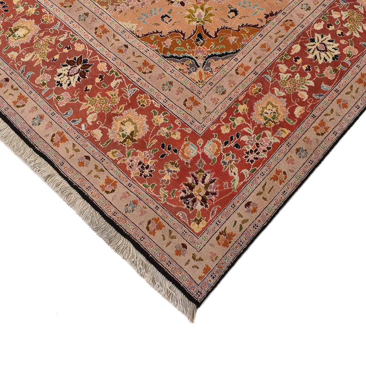 Tappeto Persero - Tabriz - Reale - 357 x 248 cm - blu scuro