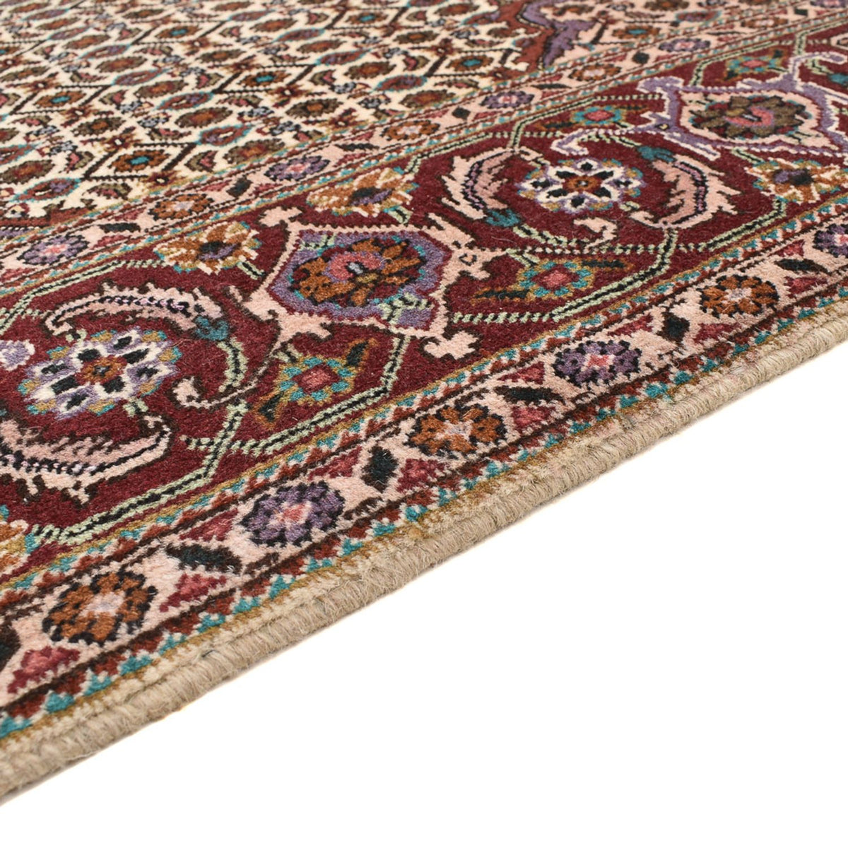Tappeto Persero - Tabriz - Reale quadrato  - 204 x 200 cm - marrone