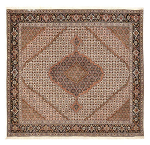 Tappeto Persero - Tabriz - Reale quadrato  - 206 x 202 cm - marrone chiaro