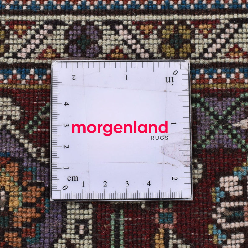 Tappeto Persero - Tabriz - Reale quadrato  - 204 x 198 cm - marrone