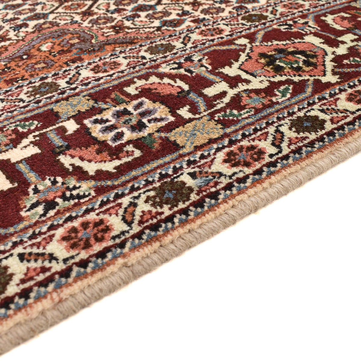 Tappeto Persero - Tabriz - Reale quadrato - 203 x 200 cm - marrone chiaro