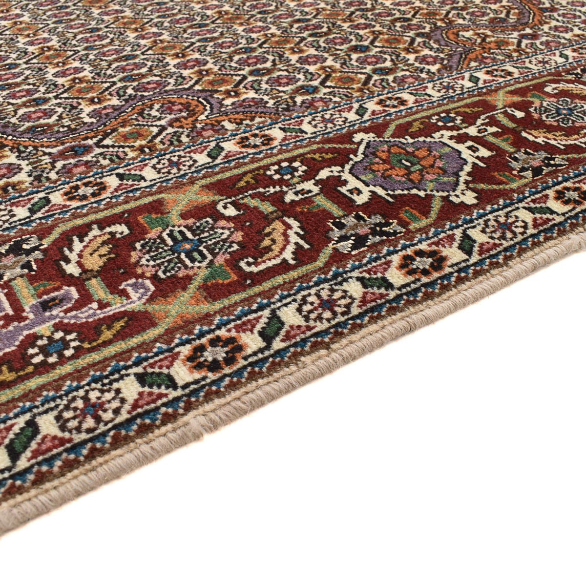 Tappeto Persero - Tabriz - Reale quadrato  - 208 x 198 cm - marrone chiaro