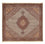 Tappeto Persero - Tabriz - Reale quadrato - 204 x 198 cm - marrone chiaro