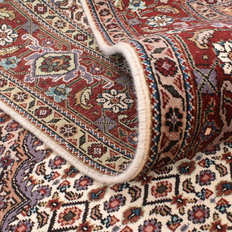 Tappeto Persero - Tabriz - Reale quadrato  - 204 x 198 cm - marrone chiaro