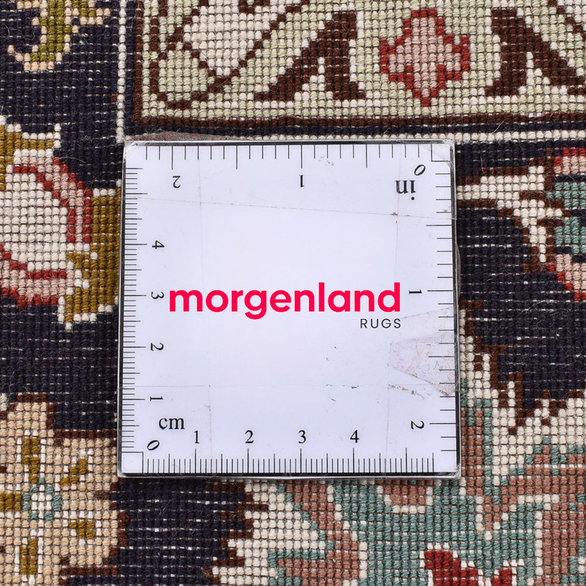 Tappeto Persero - Tabriz - Reale quadrato - 204 x 200 cm - rosso