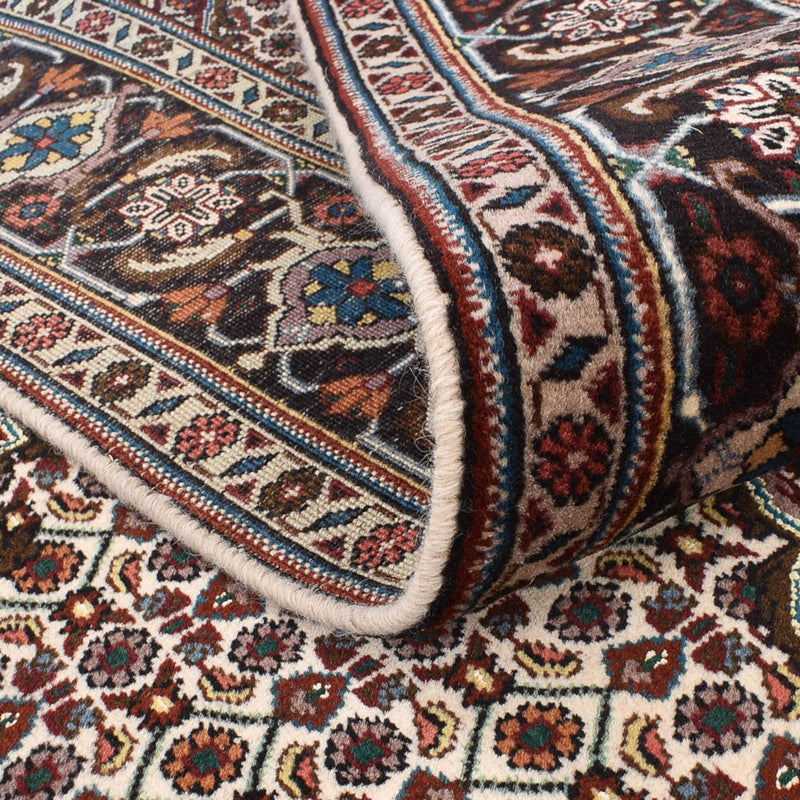 Tappeto Persero - Tabriz - Reale quadrato  - 201 x 201 cm - marrone chiaro