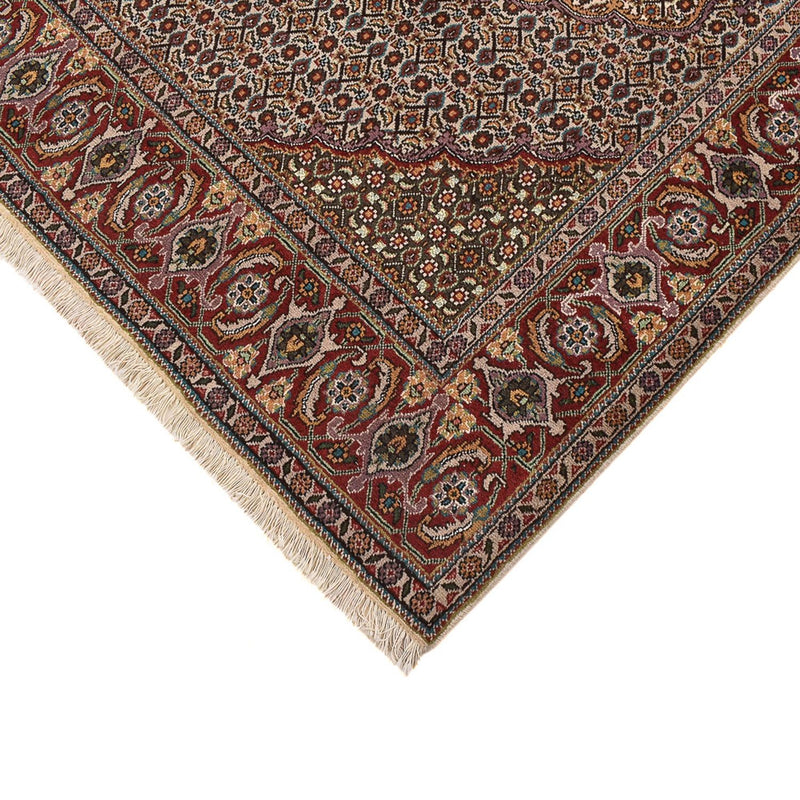 Tappeto Persero - Tabriz - Reale quadrato  - 205 x 204 cm - marrone chiaro