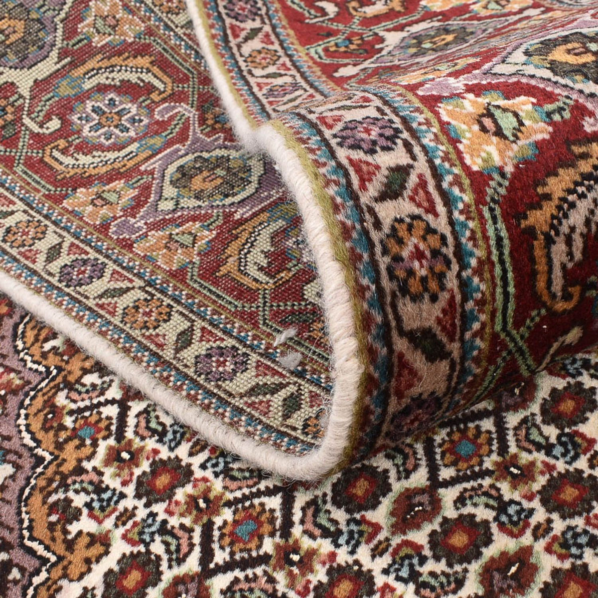 Tappeto Persero - Tabriz - Reale quadrato  - 205 x 204 cm - marrone chiaro