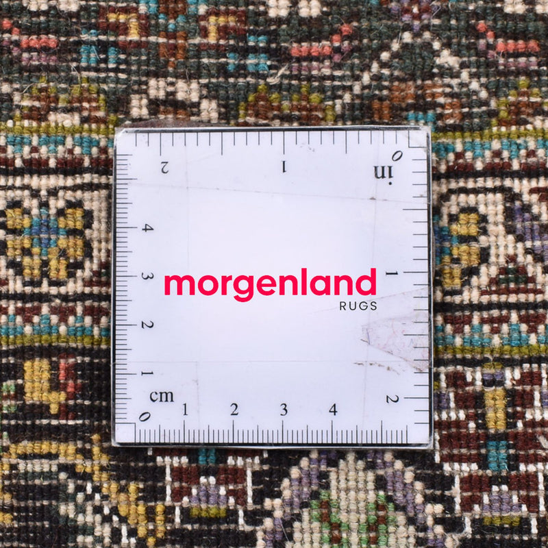 Tappeto Persero - Tabriz - Reale quadrato  - 201 x 200 cm - marrone