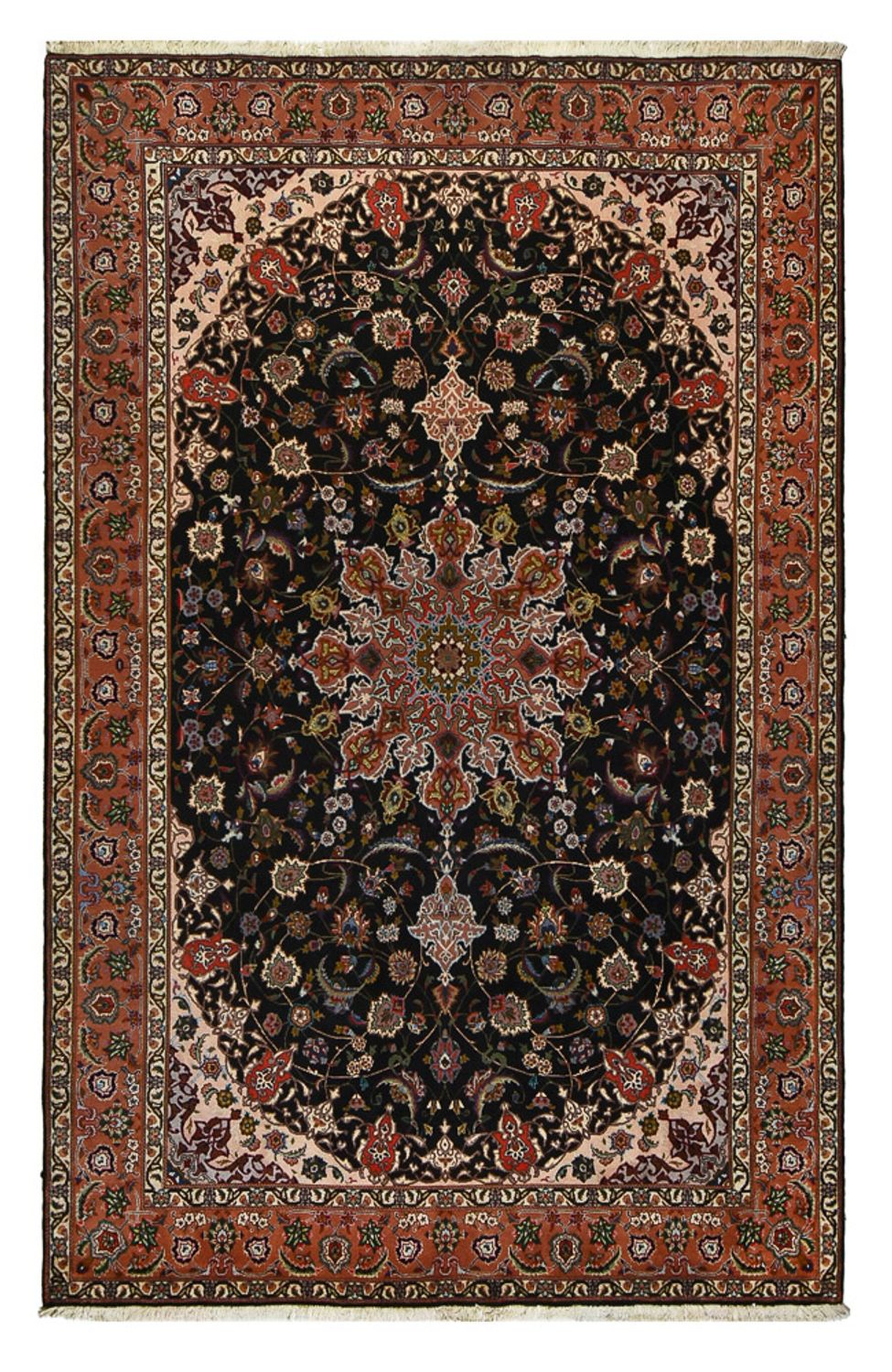 Tappeto Persero - Tabriz - Reale - 308 x 201 cm - blu scuro