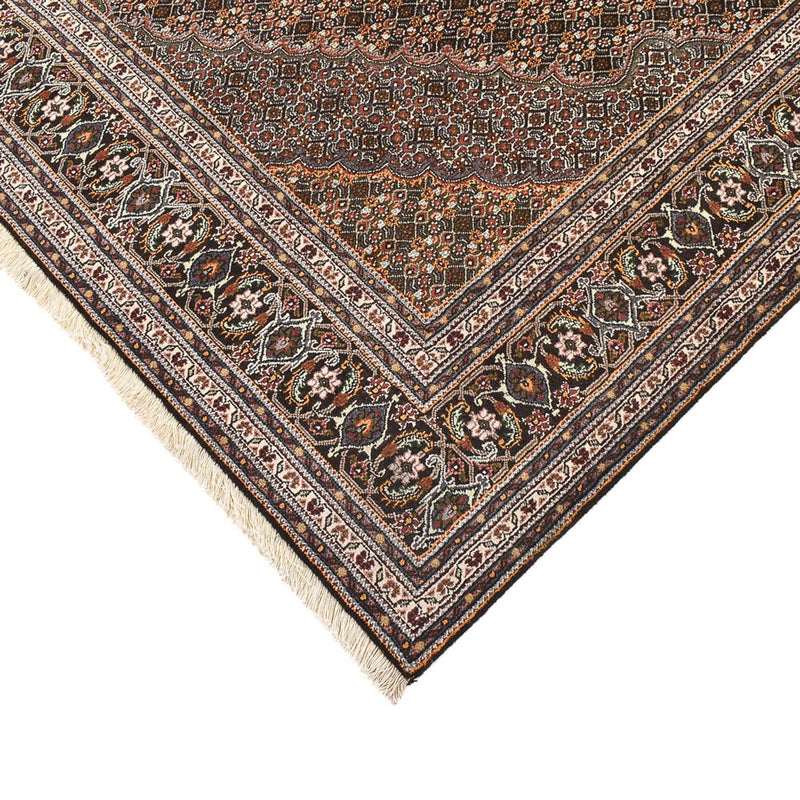 Tappeto Persero - Tabriz - Reale quadrato  - 212 x 198 cm - marrone