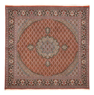 Tappeto Persero - Tabriz - Reale quadrato  - 245 x 245 cm - ruggine