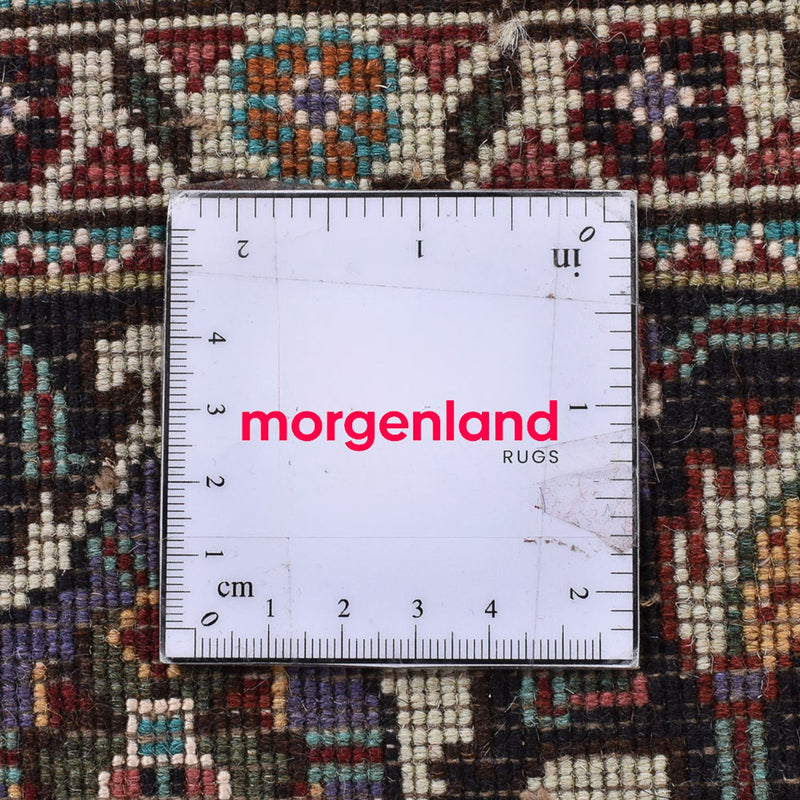 Tappeto Persero - Tabriz - Reale quadrato  - 200 x 197 cm - marrone chiaro