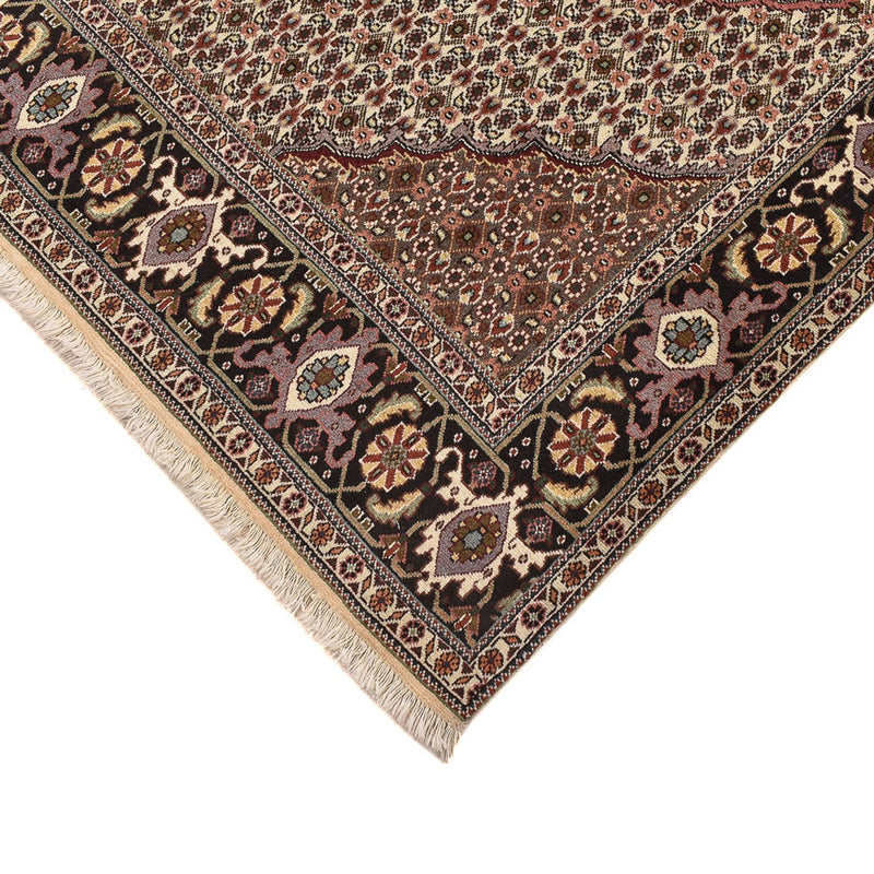 Tappeto Persero - Tabriz - Reale quadrato  - 198 x 194 cm - marrone chiaro