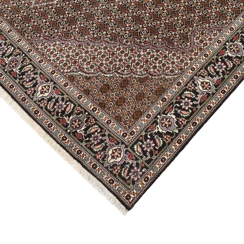 Tappeto Persero - Tabriz - Reale quadrato  - 204 x 193 cm - marrone