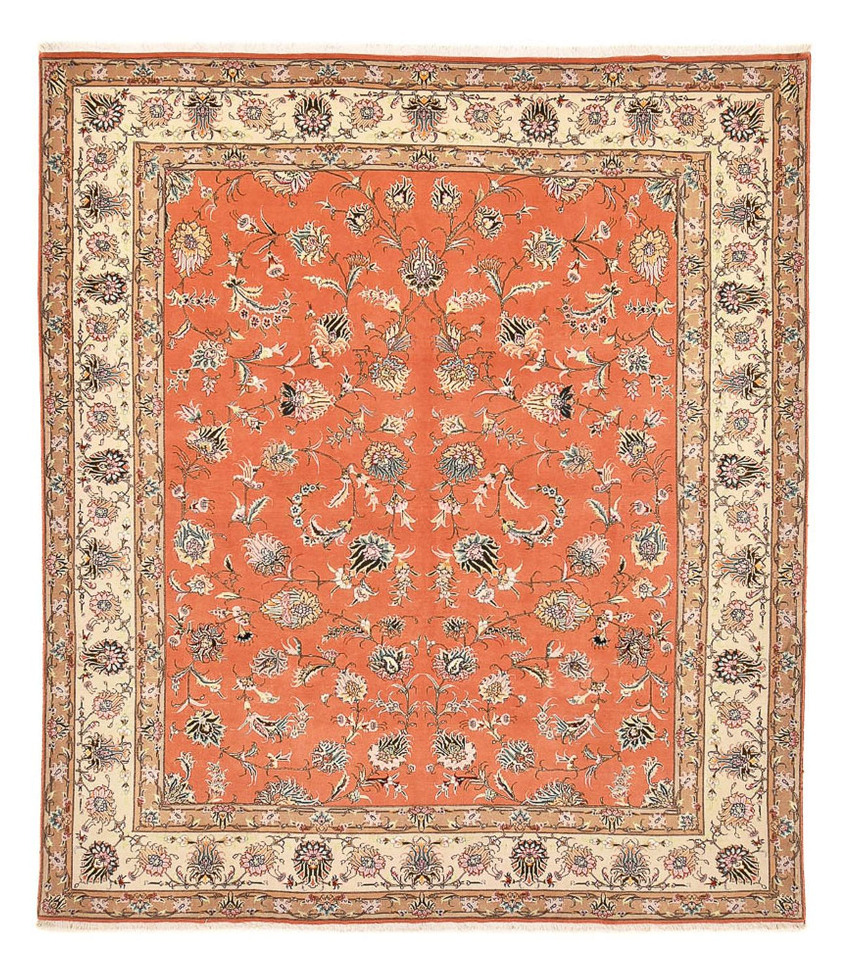 Tappeto Persero - Tabriz - Reale - 295 x 247 cm - rosso