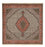 Tappeto Persero - Tabriz - Reale quadrato - 212 x 201 cm - marrone chiaro