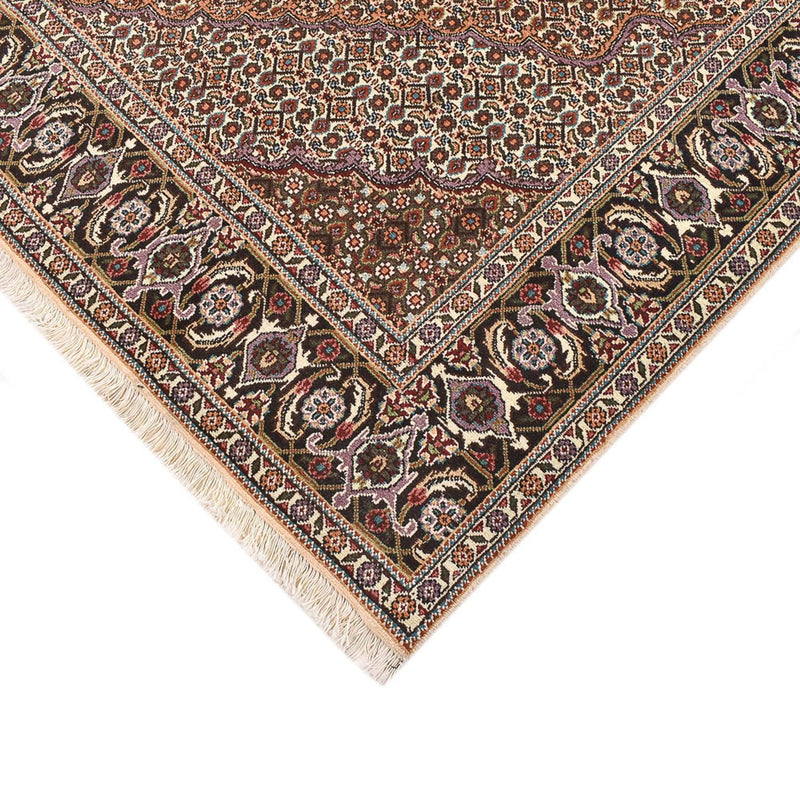 Tappeto Persero - Tabriz - Reale quadrato  - 202 x 202 cm - marrone