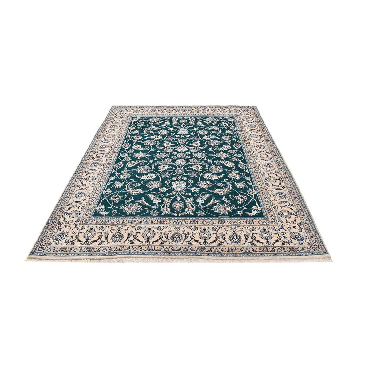 Tappeto Persero - Nain - Reale - 254 x 198 cm - verde scuro