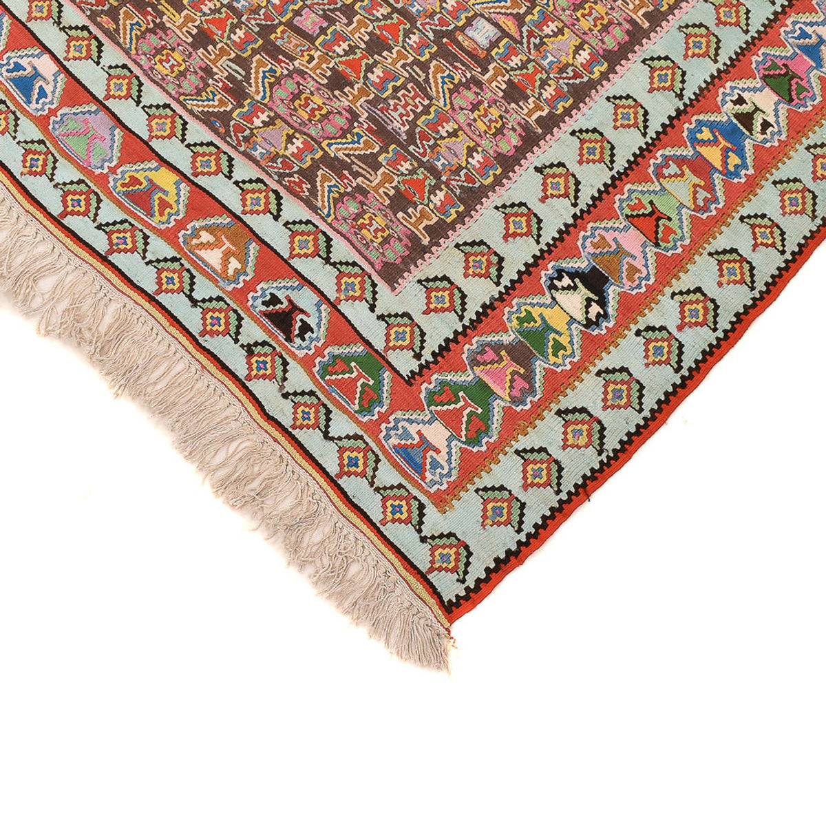 Tappeto Kelim - Orientale - 258 x 160 cm - rosso chiaro