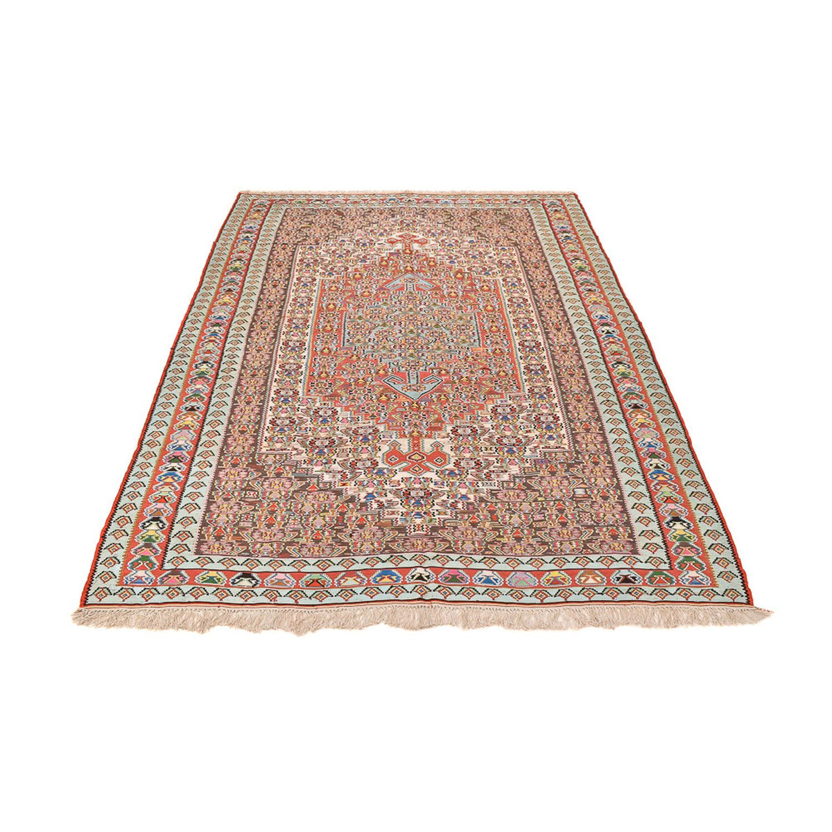 Tappeto Kelim - Orientale - 258 x 160 cm - rosso chiaro