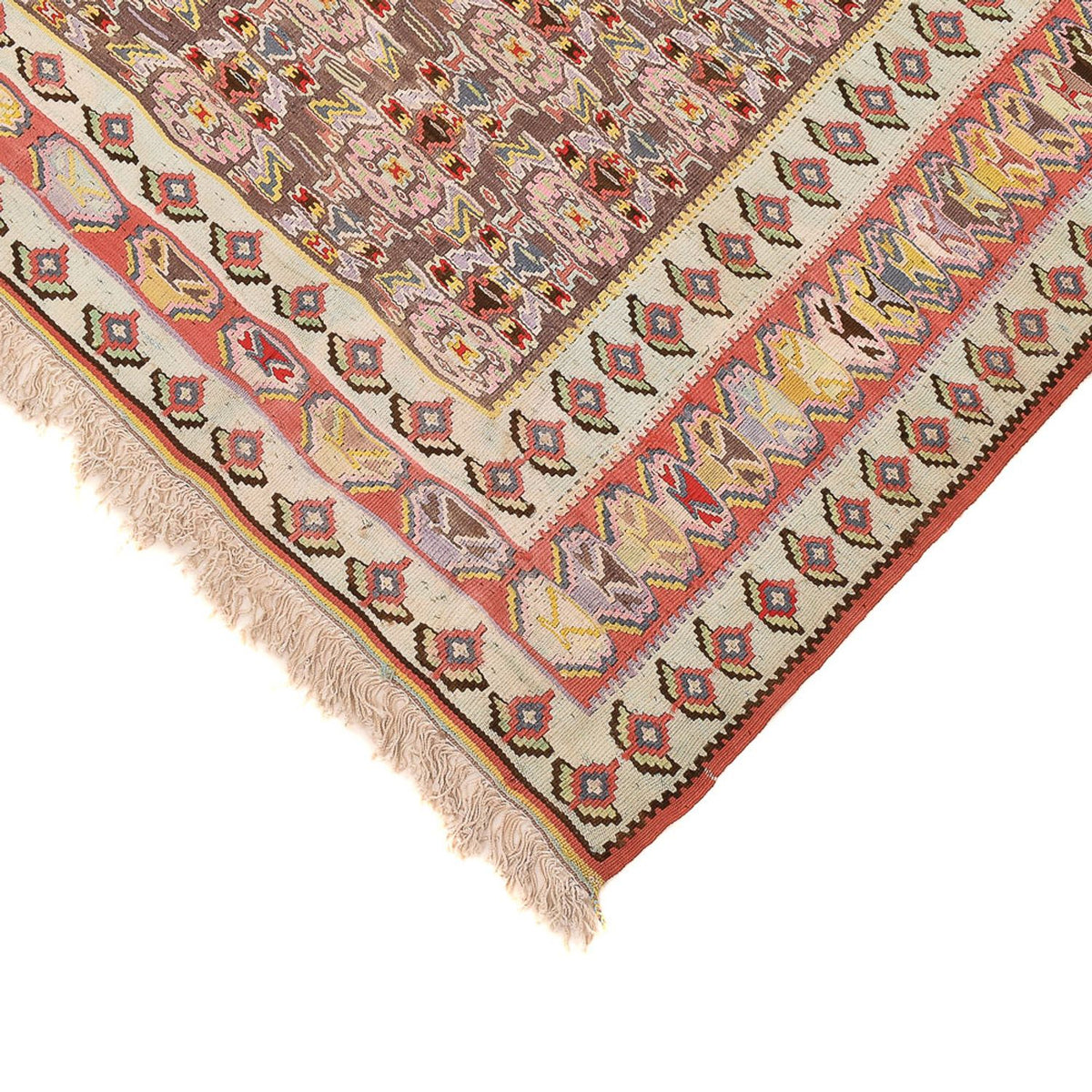 Tappeto Kelim - Orientale - 258 x 160 cm - rosso chiaro