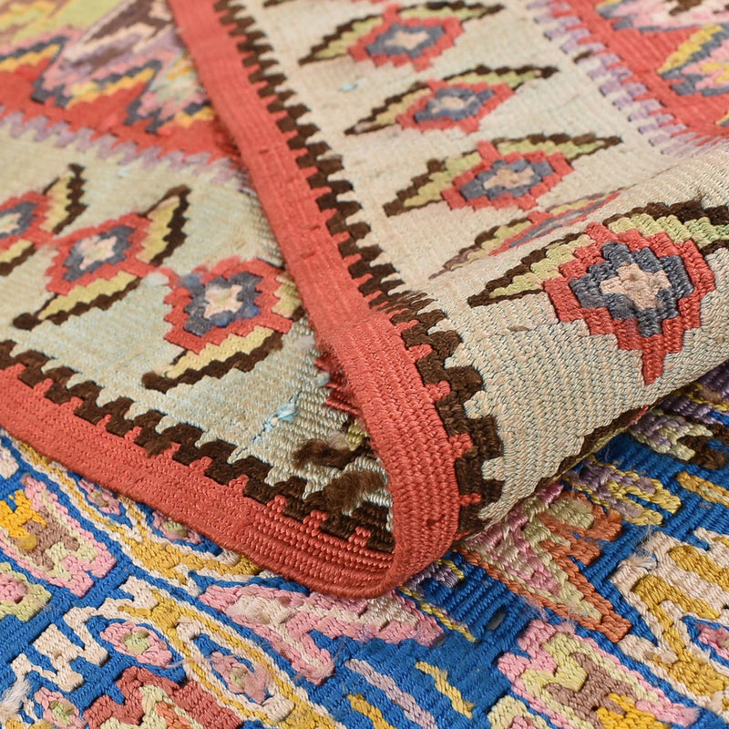 Tappeto Kelim - Orientale - 258 x 160 cm - rosso chiaro