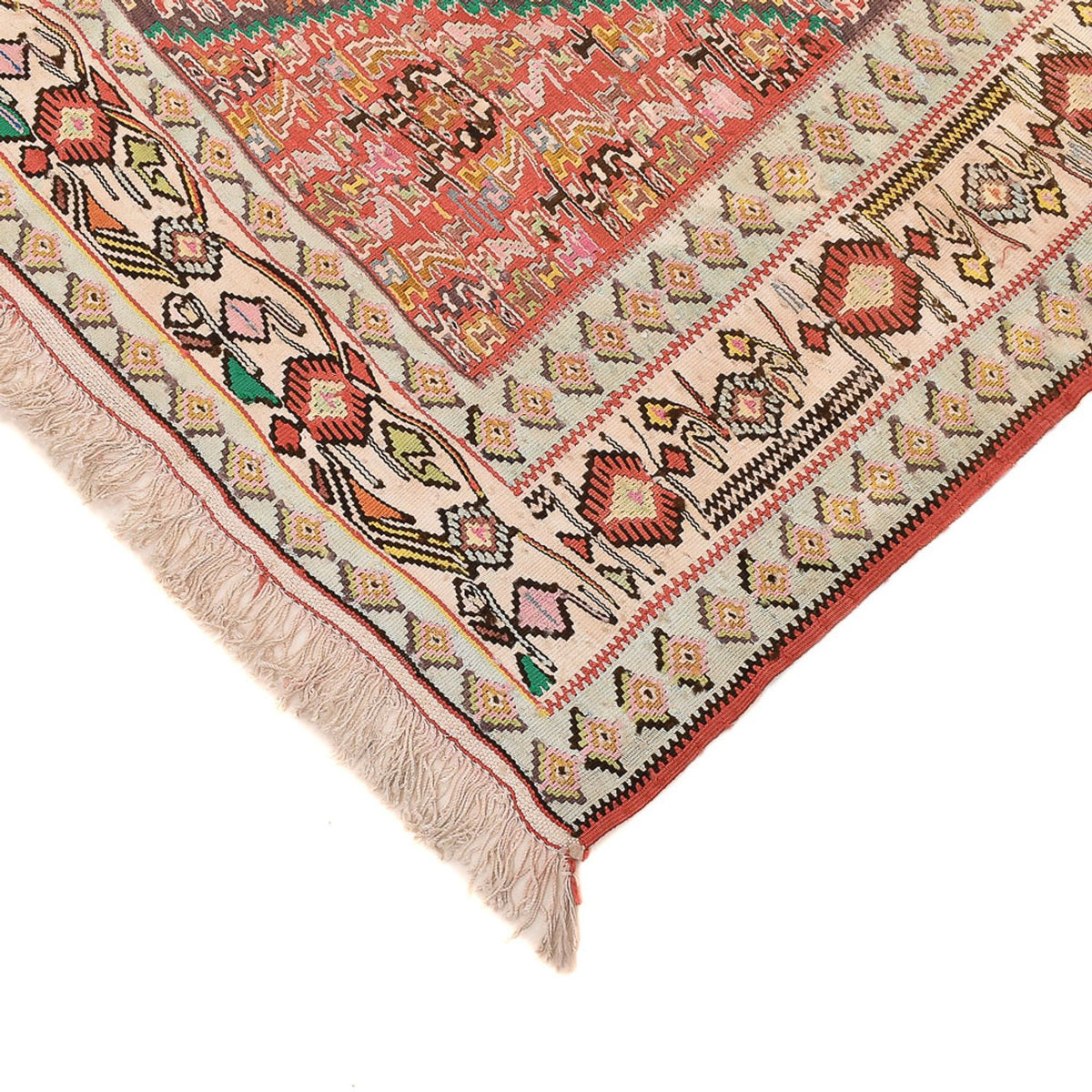 Tappeto Kelim - Orientale - 260 x 160 cm - rosso chiaro