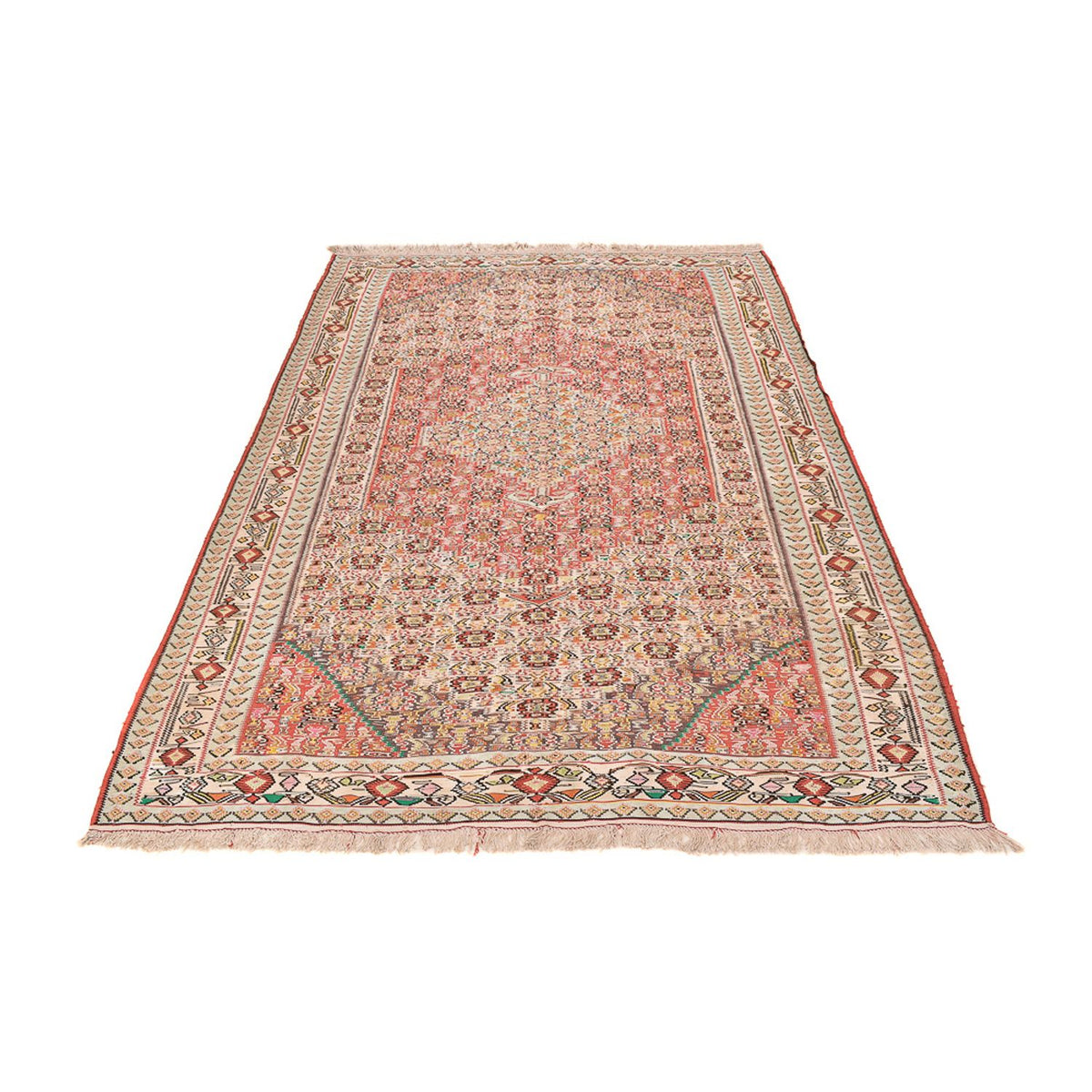 Tappeto Kelim - Orientale - 260 x 160 cm - rosso chiaro