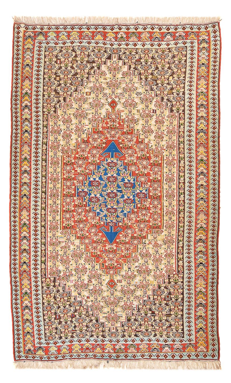 Tappeto Kelim - Orientale - 260 x 158 cm - rosso chiaro