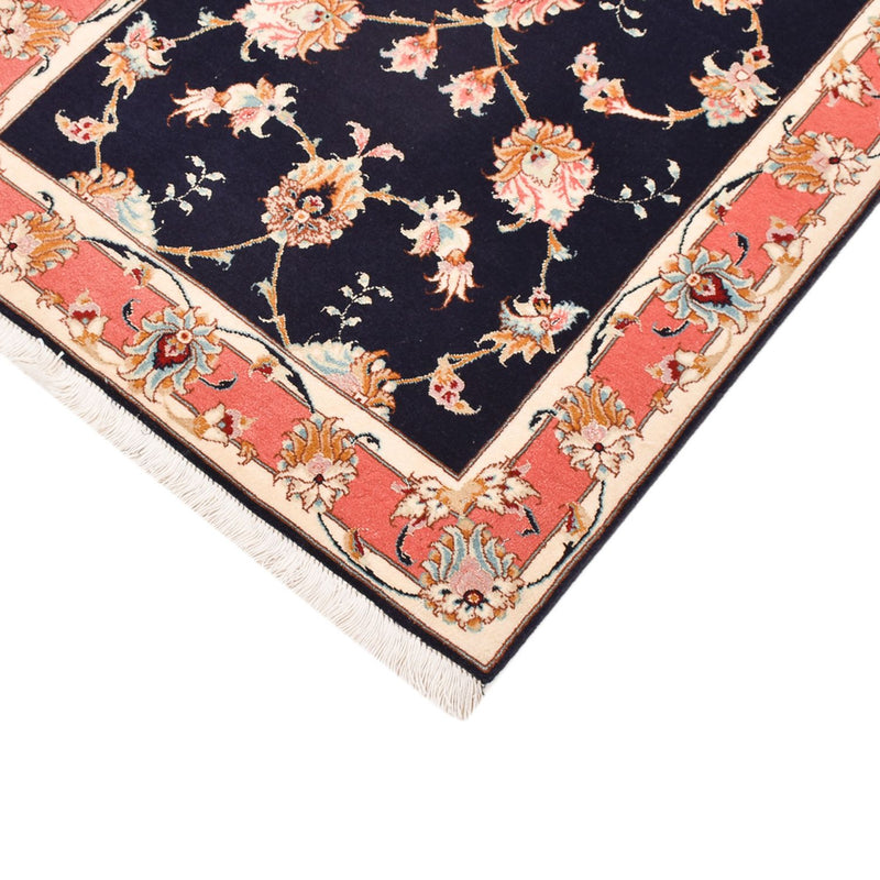 Tappeto corsia Tappeto Persero - Tabriz - Reale - 189 x 74 cm - blu scuro
