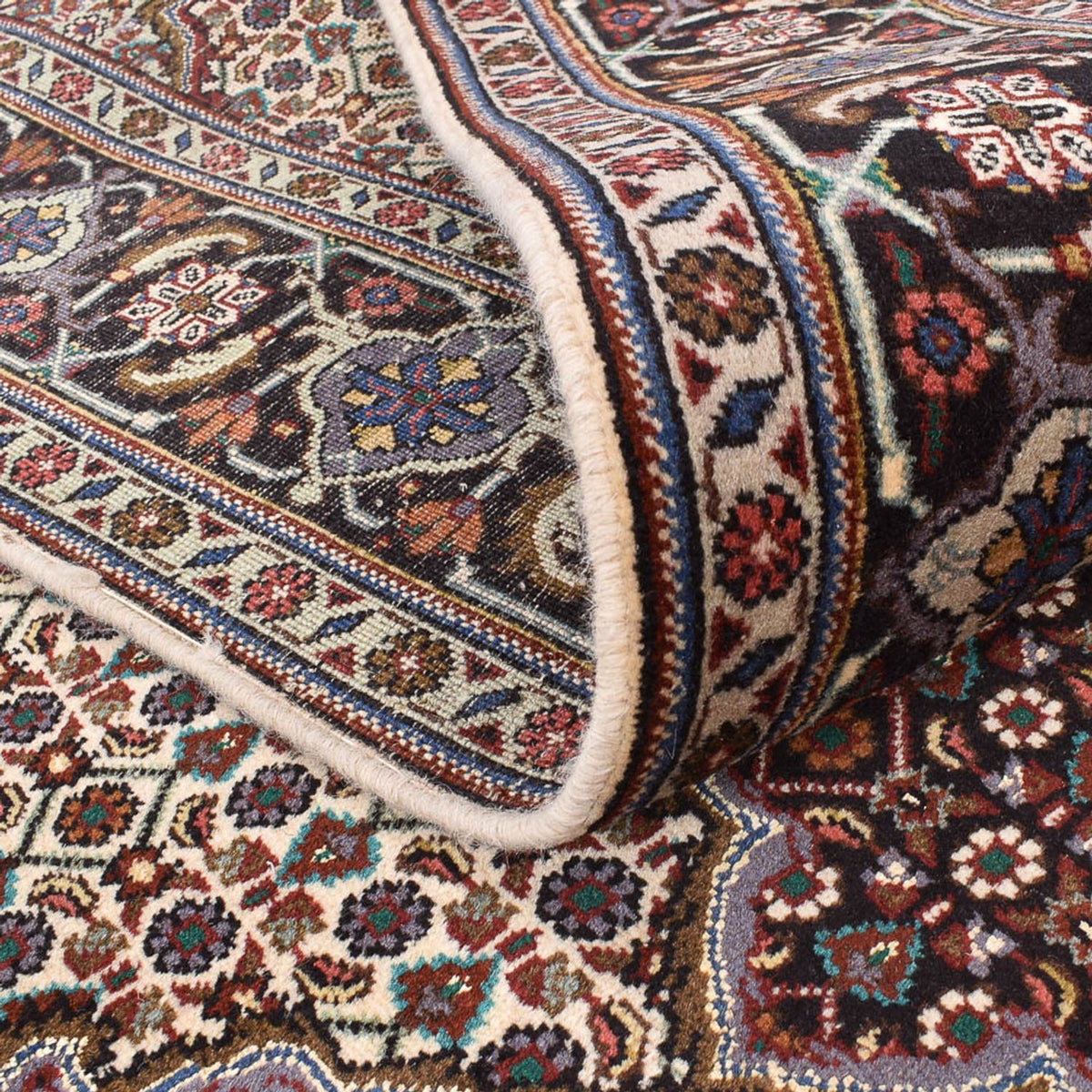 Tappeto Persero - Tabriz - Reale quadrato - 210 x 200 cm - marrone chiaro