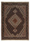 Tappeto Persero - Tabriz - Reale - 202 x 153 cm - marrone scuro