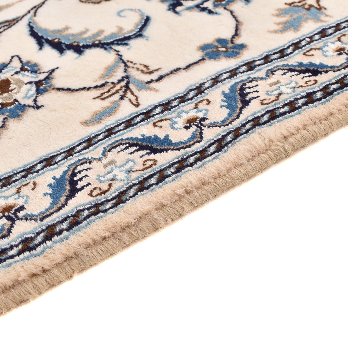 Tappeto corsia Tappeto Persero - Nain - Reale - 194 x 61 cm - crema