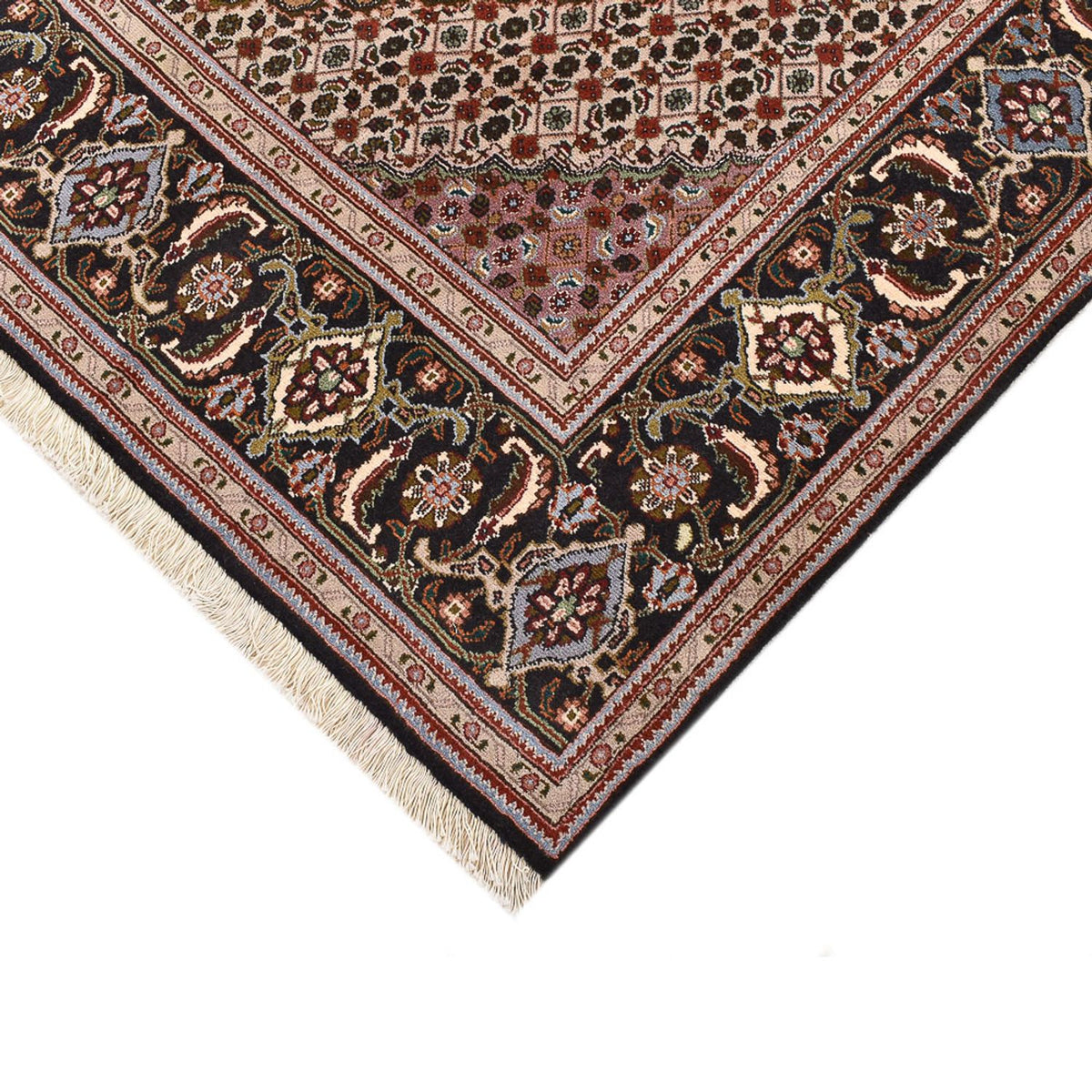 Tappeto Persero - Tabriz - Reale quadrato  - 203 x 202 cm - marrone