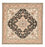 Tappeto Persero - Tabriz - Reale quadrato  - 203 x 198 cm - multicolore