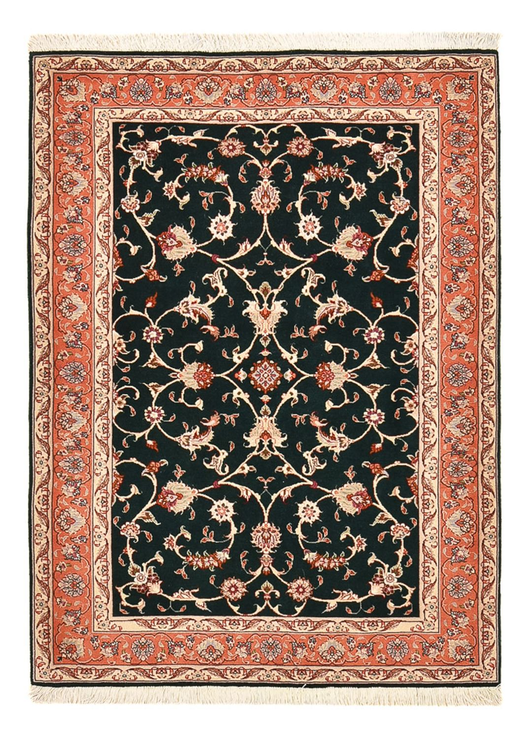 Tappeto Persero - Tabriz - Reale - 145 x 100 cm - blu scuro